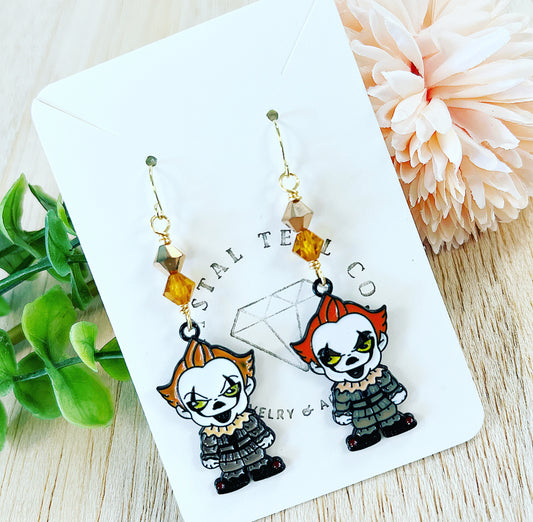 Pennywise Inspired Earrings