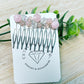 Pink Sparkle Hair Comb