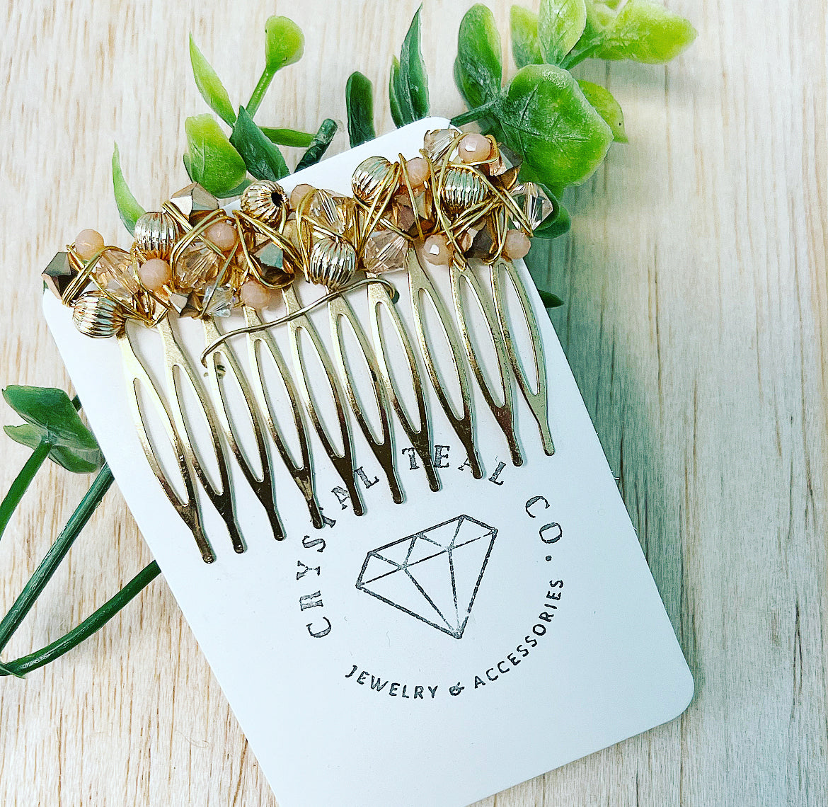 Gold Hour Hair Comb
