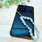 Amazonite Crystal Cell Phone Charm