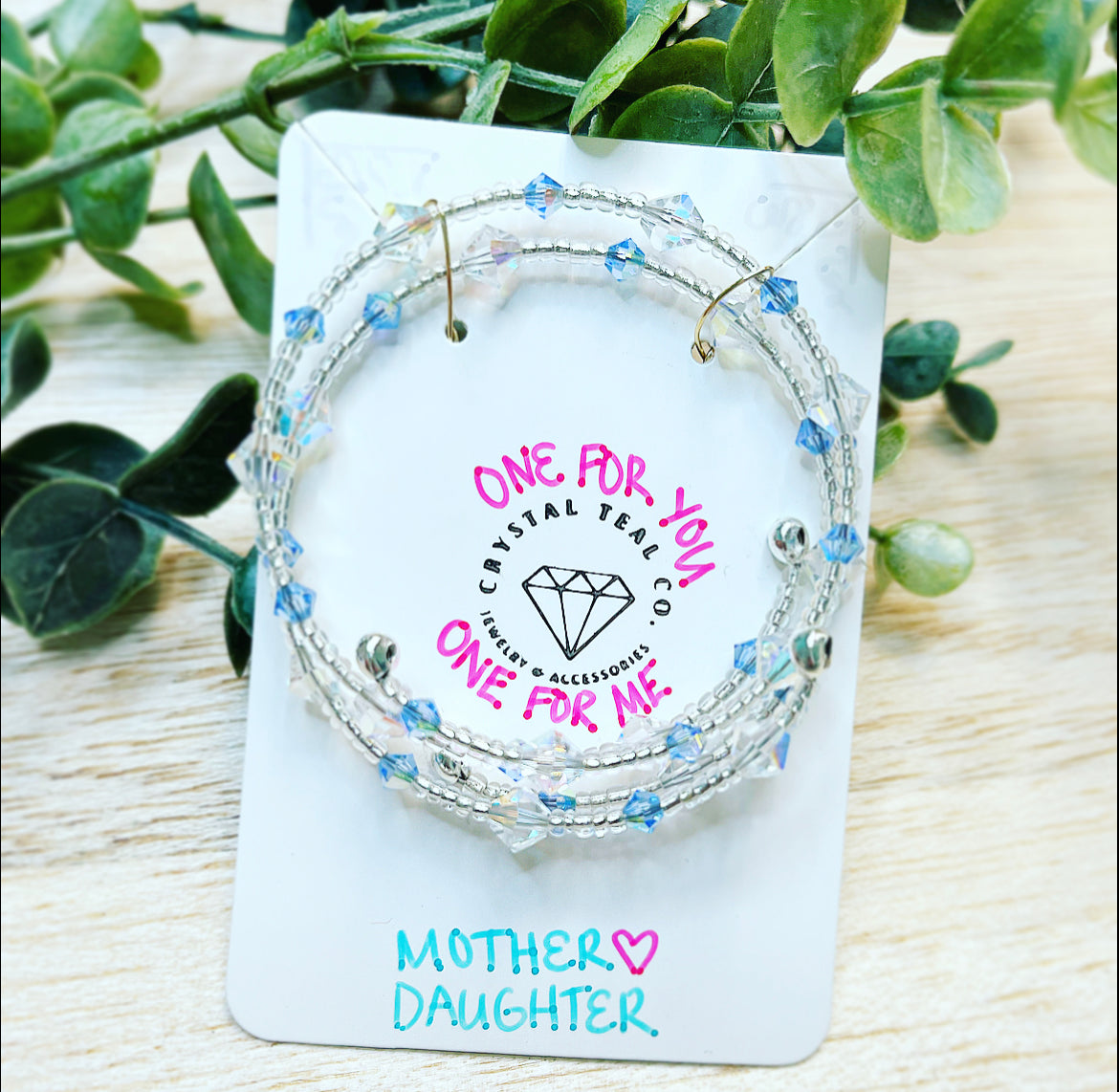Mom & Me Sapphire Bracelet Set