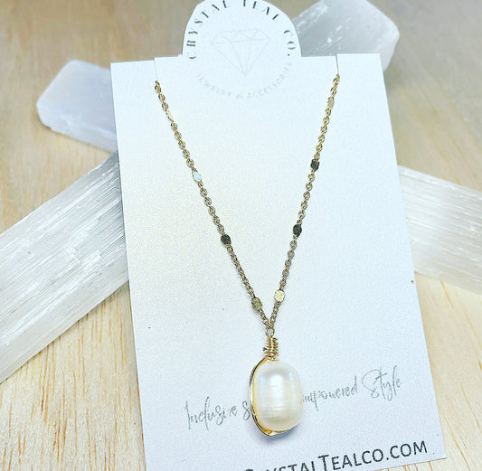 Pearl 14K Gold Necklace