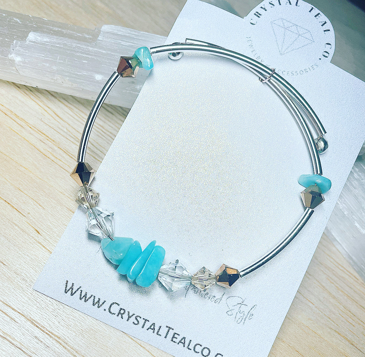 Turquoise Crystal Bracelet